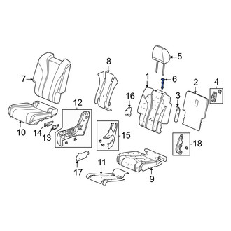 Acura OE - Rear Headrest Guide