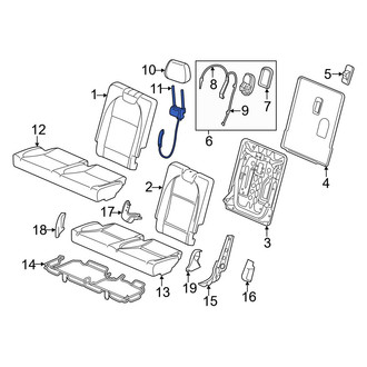 Acura OE - Rear Headrest Guide