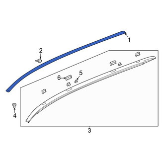 Acura OE - Right Roof Molding