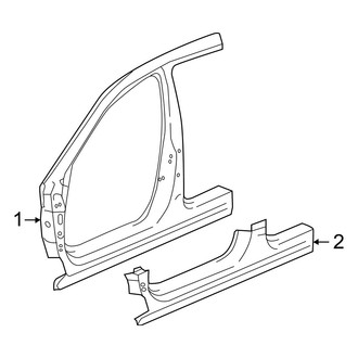 Acura OE - Pillars, Rocker & Floor - Aperture Panel