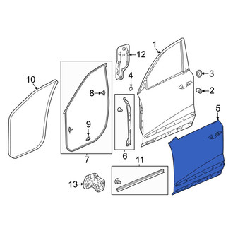 Acura OE - Front Right Outer Door Outer Panel