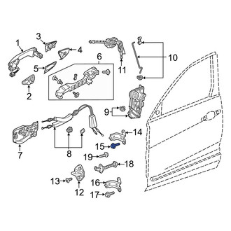 Acura OE - Liftgate Hinge Bolt