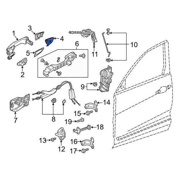 Exterior Door Handle Cover