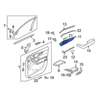 Acura OE - Front Left Door Panel Insert