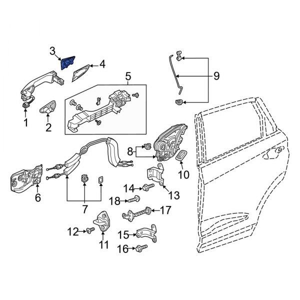 Exterior Door Handle Cover