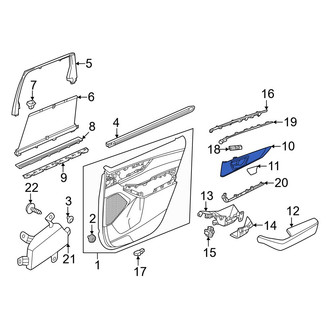 Acura OE - Front Right Door Panel Insert