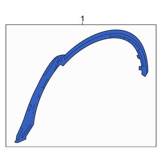 Acura OE - Rear Left Forward Wheel Arch Molding