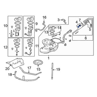 Acura OE - Fuel Filler Neck Adapter