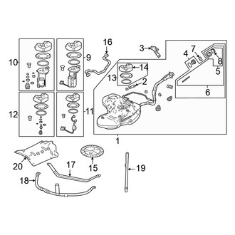 Acura OE - Fuel System Components