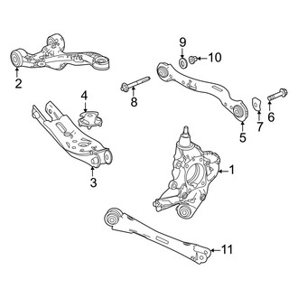 Acura OE - Rear Suspension - Suspension Components (FWD)