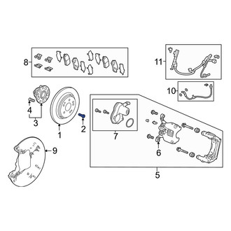 Acura OE - Disc Brake Rotor Set Screw