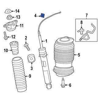 Acura OE - Suspension Shock Absorber Clip