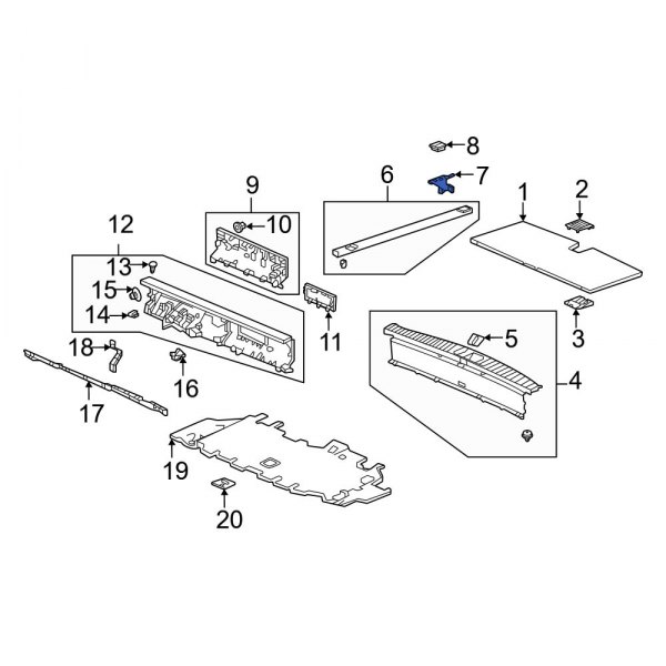 Tie Down Hook Bracket