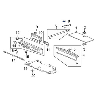 Acura OE - Rear Tie Down Hook