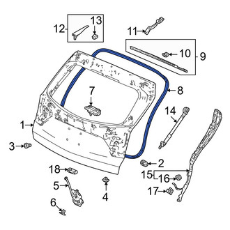Acura OE - Rear Hatch Seal
