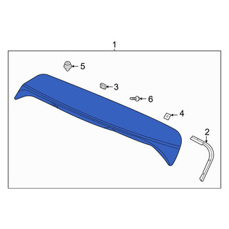 Acura OE - Rear Spoiler