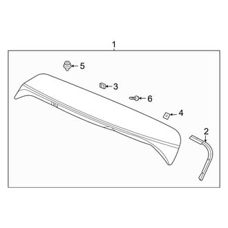 Acura OE - Lift Gate - Spoiler