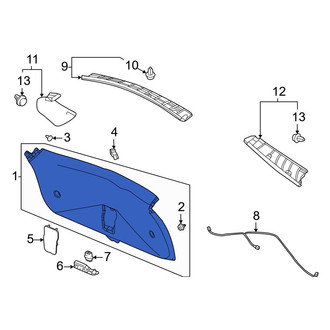Acura OE - Rear Lower Liftgate Trim