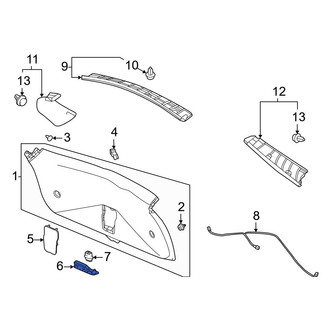 Acura OE - Rear Liftgate Latch Handle