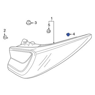 Acura OE - Back Up Light Grommet