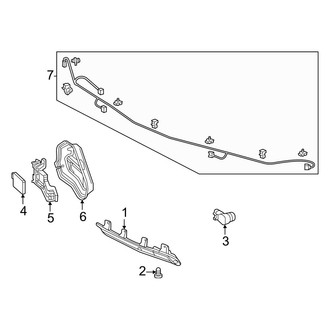 Acura OE - Rear Bumper - Electrical Components