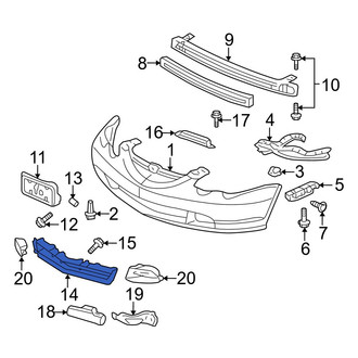 Acura OE - Front Lower Grille