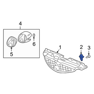 Acura OE - Grille Retainer
