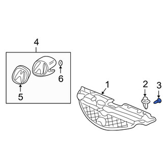Acura OE - Grille Screw