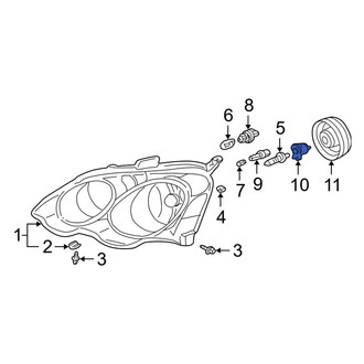 Acura OE - Front Headlight Socket