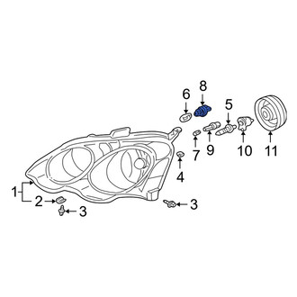 Acura OE - Rear Lower Turn Signal Light Socket