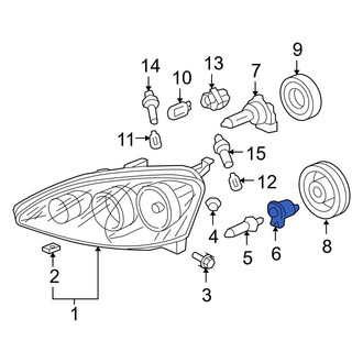 Acura OE - Front Headlight Socket