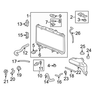 Acura OE - Cooling - Radiator & Components