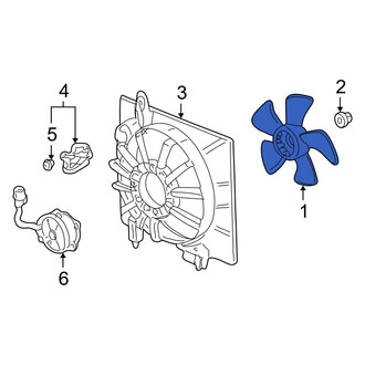 Acura OE - Engine Cooling Fan Blade