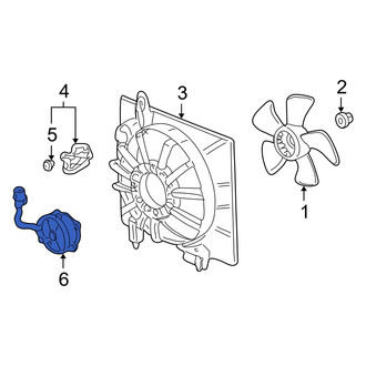 Acura OE - Engine Cooling Fan Motor