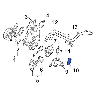 Acura OE - Engine Coolant Outlet Gasket