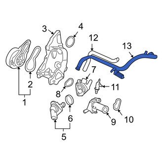 Acura OE - HVAC Heater Hose