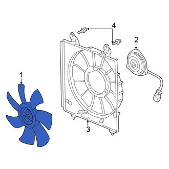 Acura OE - A/C Condenser Fan Blade