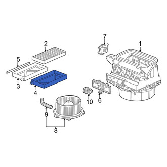 Acura OE - Lower Cabin Air Filter Case