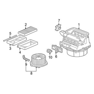 Acura OE - Air Conditioner & Heater - Blower Motor & Fan