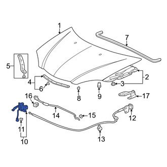 Acura OE - Front Hood Latch