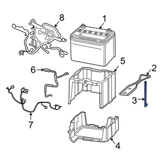 Acura OE - Battery Hold Down Bolt