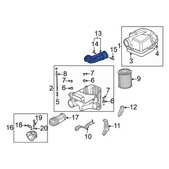Acura OE - Engine Air Intake Hose