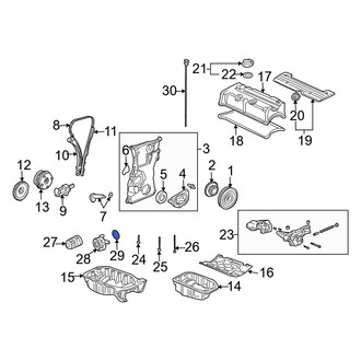 Acura OE - Engine Oil Cooler O-Ring