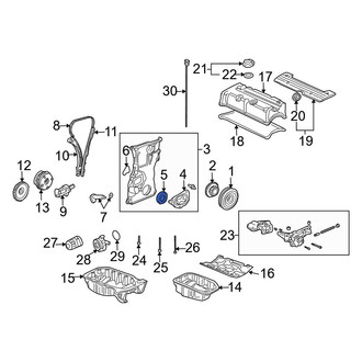 Acura OE - Front Engine Crankshaft Seal
