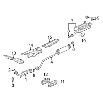 Acura OE - Rear Catalytic Converter Gasket