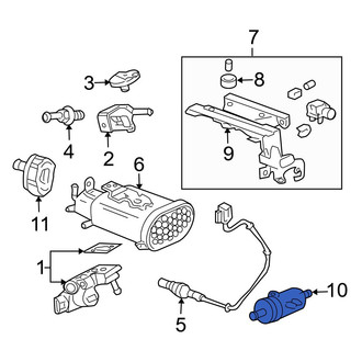 Acura OE - Vapor Canister Filter