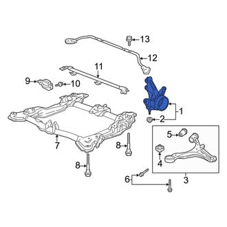 Acura OE - Front Left Steering Knuckle