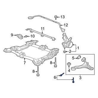 Acura OE - Front Lower Suspension Control Arm Bolt