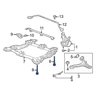 Acura OE - Engine Cradle Bolt