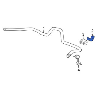 Acura OE - Front Suspension Stabilizer Bar Bracket